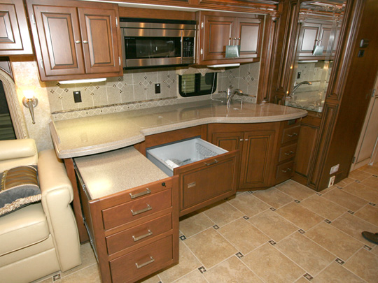 Galley Area - Opened Workstation